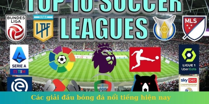 Các giải đấu bóng đá nổi tiếng hiện nay