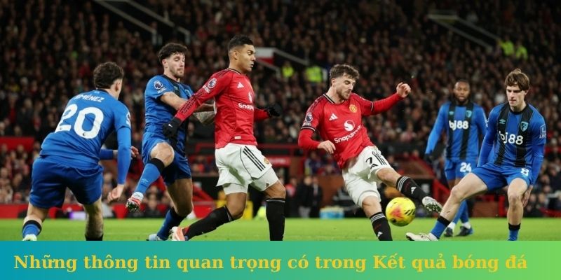 Những thông tin quan trọng có trong Kết quả bóng đá